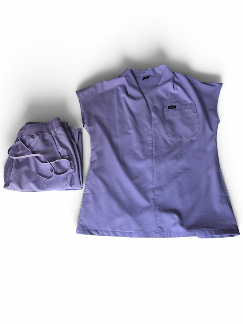 VIAOLI small scrub set in light purple